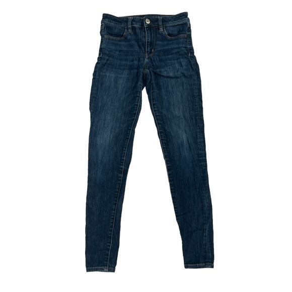 American Eagle Outfitters Super Super Stretch X Skinny Jeans Size 4 Long Womens - Picture 1 of 5